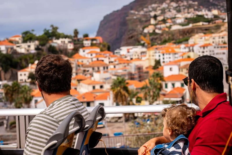 Funchal:Hop-on Hop-off Bus & Whale & Dolphin boat Excursion - The first bus circuit through central Funchal