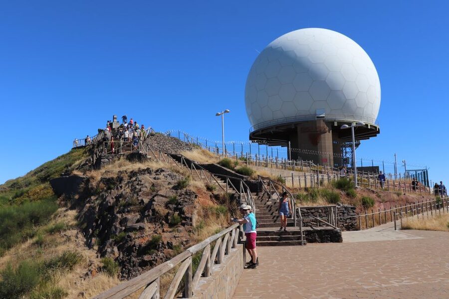 Funchal: Pico Arieiro, Cristo Rei and Dolphins Watching - Cristo Rei above the south coast