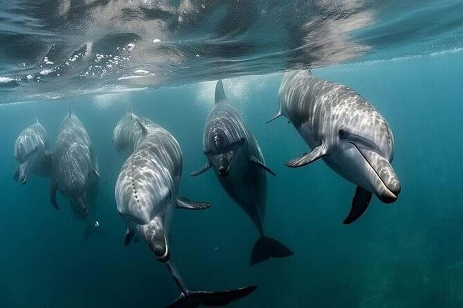 Galveston: Dolphin Watching Boat Tour in Galveston Bay - The bay’s ships and waterfront sights