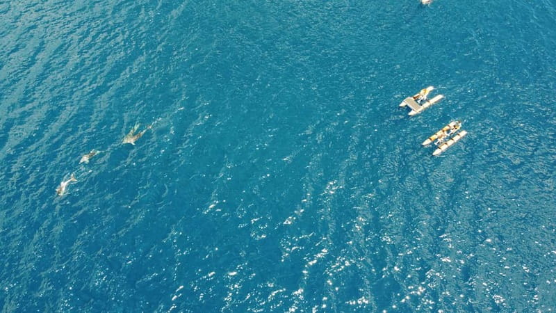 Golfo Aranci: Hydrobike Experience with Aperitif & Dolphins - Pedaling into Golfo Aranci in the morning