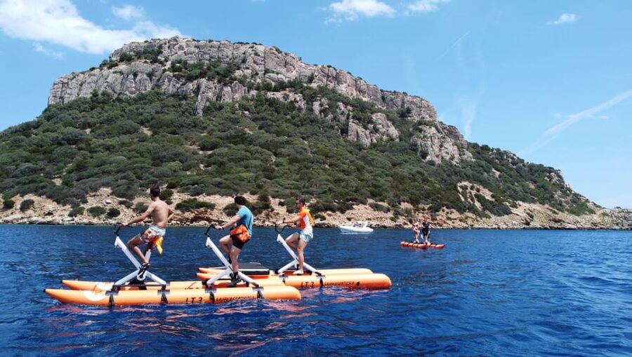 Golfo Aranci: Hydrobike Experience with Aperitif & Dolphins - Sardinian food with sea views