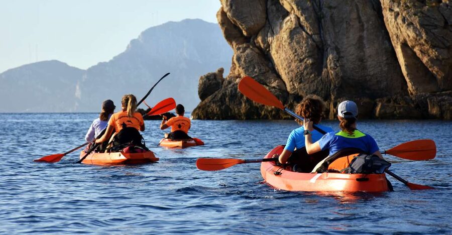 Golfo Aranci: Kayak Tour with Dolphins and Aperitif - Key points at a glance
