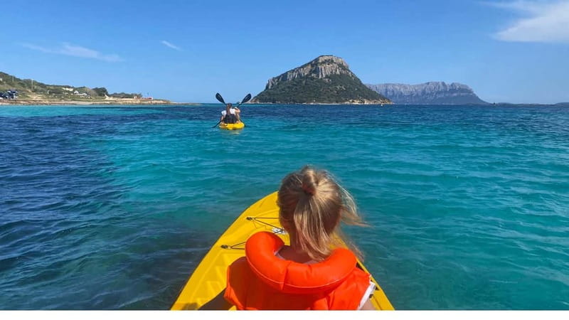 Golfo Aranci:Small group, german guided Kayak tour&Dolphins - Figarolo brings the best pause