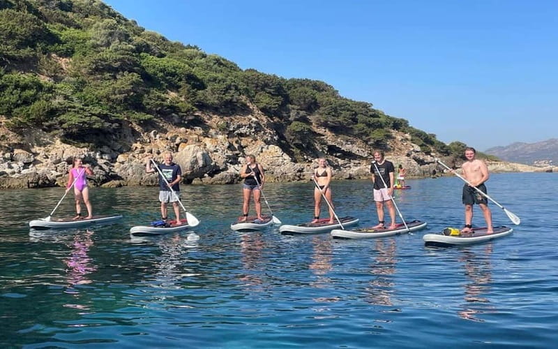 Golfo Aranci tour SUP Paddleboard Dolphin watching, aperitif - Is $68 good value?