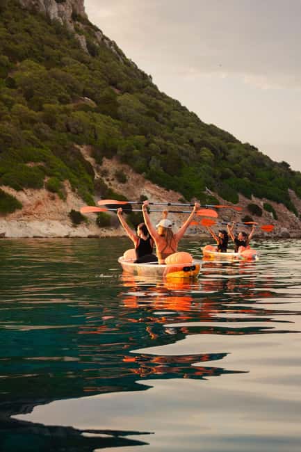 Golfo Aranci: traditional or transparent kayaks, dolphins, and aperitifs - Choosing between the two kayaks