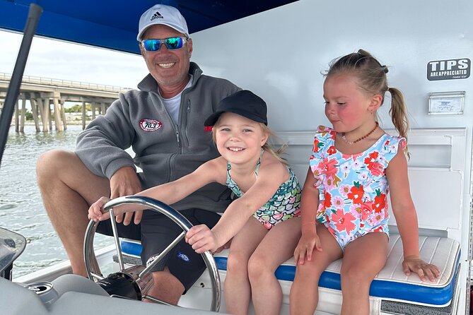 Guided Sunset and Eco Tour Non Private in Destin, FL - Passing Crab Island in Choctawhatchee Bay