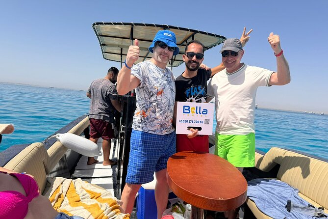 Half Day Private Speedboat Dolphin House & Giftun Island_Hurghada - Snorkeling With Equipment and a Guide