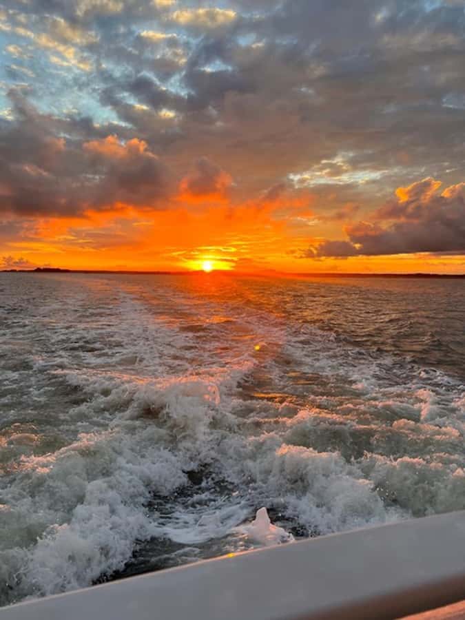Hilton Head Island: Sunset Dolphin Watching Tour - Crew, music, and the feel on board