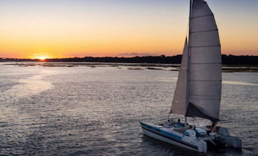 Hilton Head: Private Dolphin Day or Sunset Catamaran Sail - What the $359 group price really means