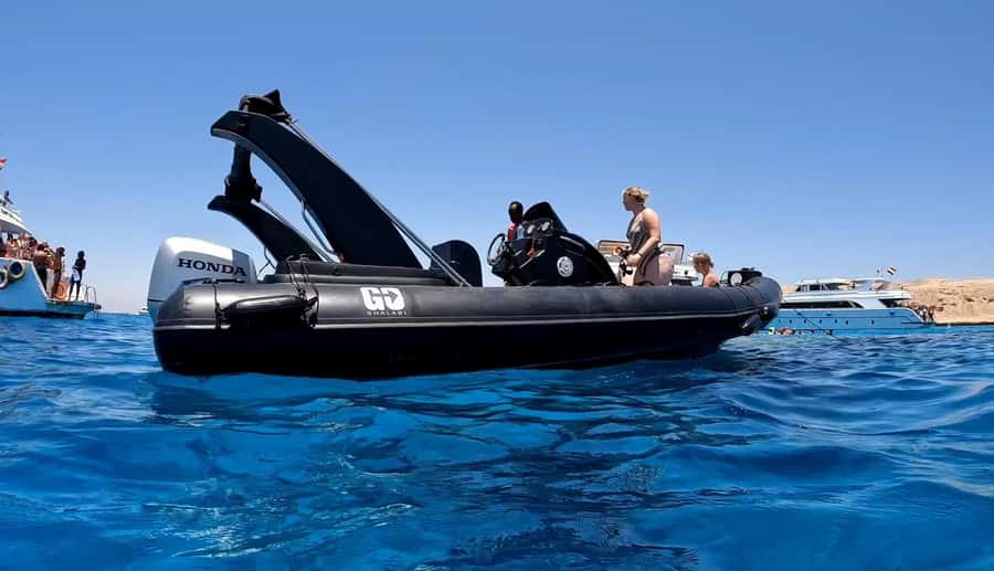 Hurghada: 3-Island Speedboat, Dolphin Watching & Snorkeling - Orange Bay offers the classic beach stop