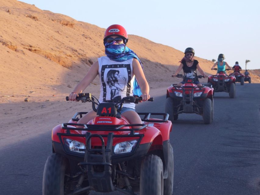 Hurghada: 4 Days Tour Horse, Camel, Spa, ATV, Jeep & Dolphin - Day 1: horses beside the Red Sea and a 45-minute massage