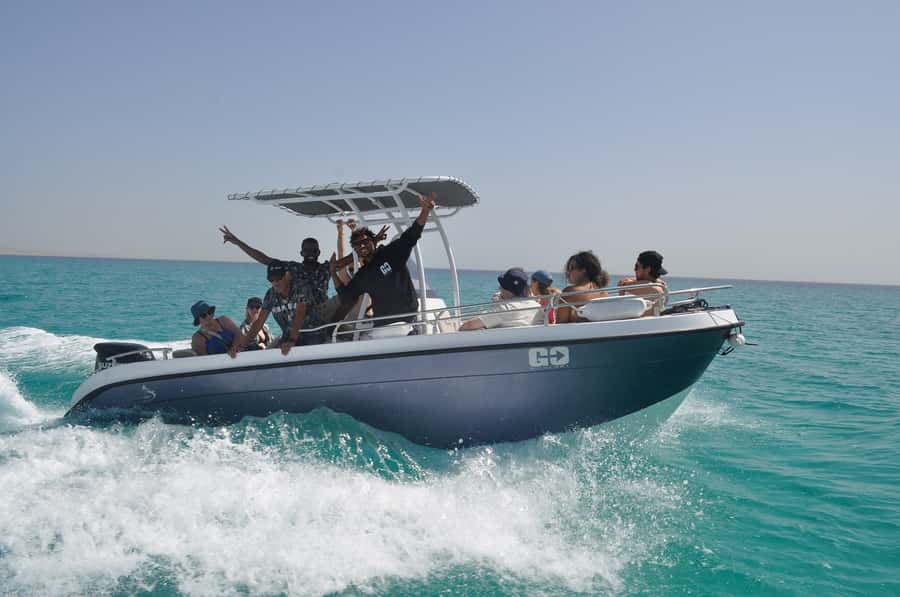Hurghada: Orange Bay Dolphin Watching, Snorkeling & Lunch - Two Snorkeling Stops, With About an Hour in the Water