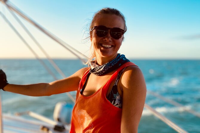 Key West Dolphin Watch and Sunset Sail on Catamaran - A sunset view with a sailing caveat