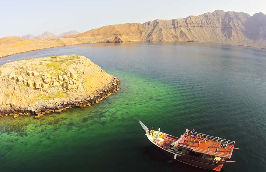 Khasab: Half-Day Dhow Cruise with Dolphin Watching - Setting out from Khasab by dhow