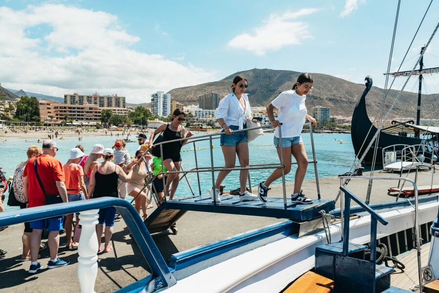 Los Cristianos Respectful No-Chase Whale and Dolphin Safari - The two-hour route from harbour to open water