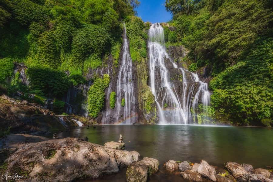 lovina bali: Dolphin watching, waterfall and local lunch - Twin Lake View and the mountain road