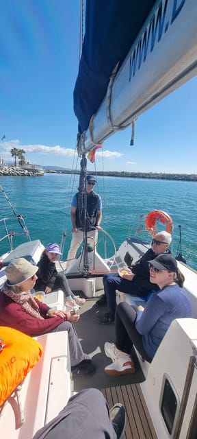 Marbella: Dolphin-Watching Sailboat Trip with Drinks, Snacks - The first minutes at sea
