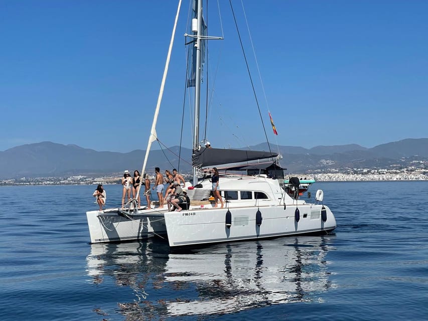 Marbella: Group Dolphin Watching Catamaran Tour with Snacks - Key points to know before you book
