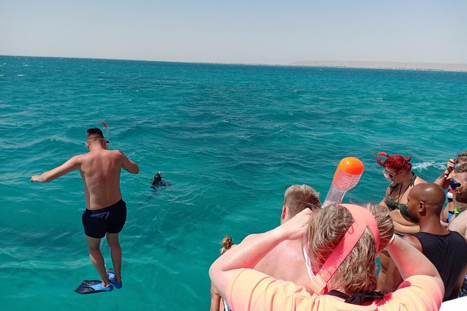Meet the dolphins in snorkeling tour - Who will enjoy this Hurghada boat trip?