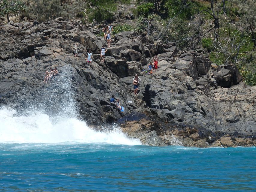 Noosa: Noosa Ocean Adventure with Dolphin Watching - Hell’s Gates and the rugged coastal view