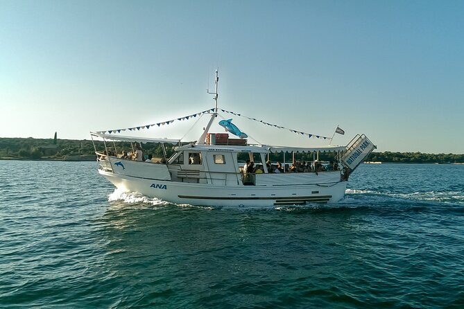 NP Brijuni Island Swimming & Dolphin Watching Sunset Cruise - From Pula harbor to the Brijuni islands