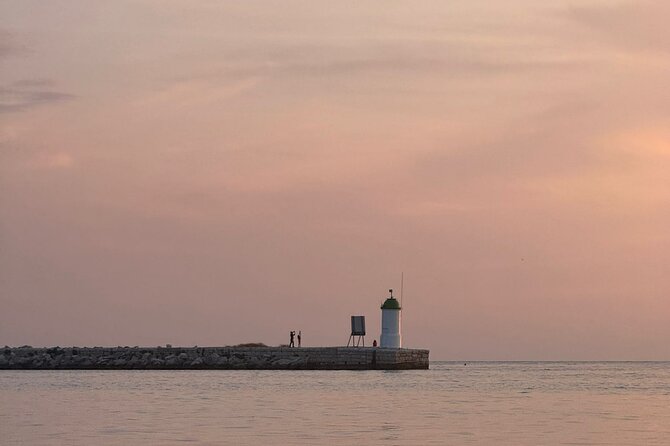 Porec Sunset Shared Cruise on Speedboat with Dolphin Sightseeing - Returning past Sveti Nikola Island