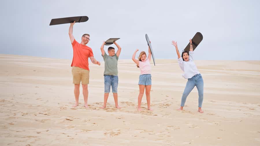 Port Stephens: Dolphin Cruise, Lunch, Koalas & Sandboarding - The early coach ride from Sydney