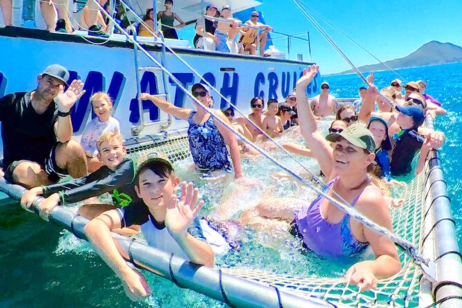 Port Stephens: Dolphin Discovery Cruise - The boom net is the lively finish