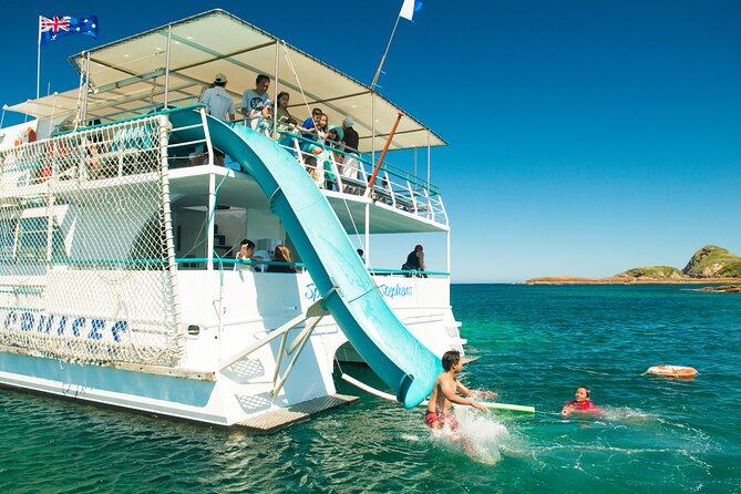 Port Stephens: Splash 'n' Slide Dolphin Cruise - A dolphin cruise with a water-park finish