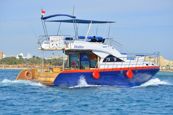 Private Boat To Dolphin House & Snorkeling with Lunch - Hurghada - Two snorkeling stops, with equipment and guidance