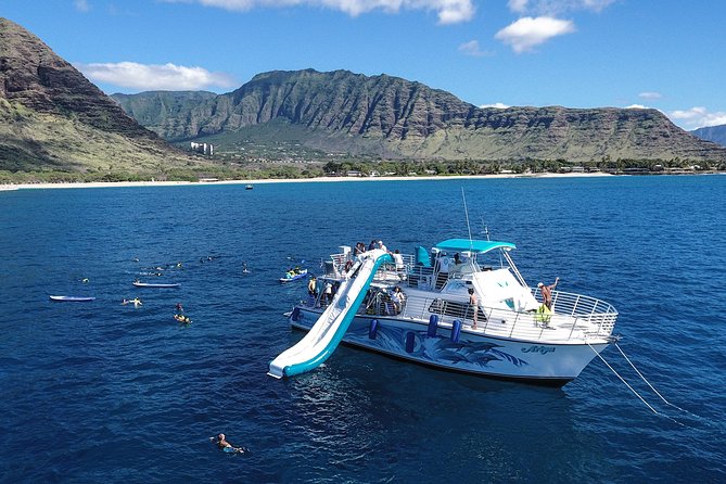 Private Dolphin Swim with Slide for up to 15 Passengers - Reaching Waiʻanae Small Boat Harbor