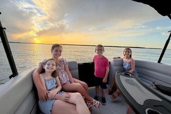 Private Hilton Head Sunset Dolphin Tour - The Boat, Seating, and Family Comfort