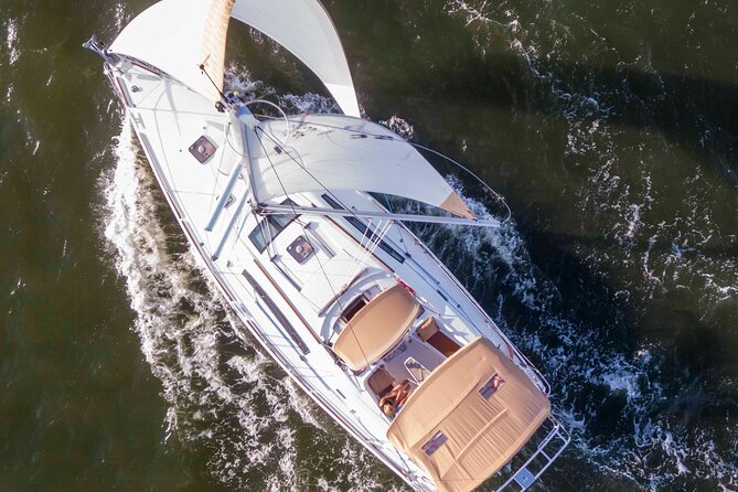 Private Morning Sail, Dolphin and History Tour on Mystique - A quiet start on Charleston Harbor