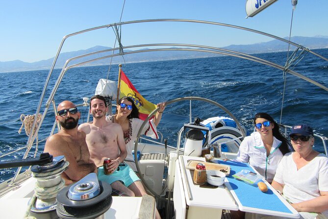 Private Sailing - dolphin Experience Estepona - drink & food - 4h - Dolphins, Swimming, and Paddleboarding