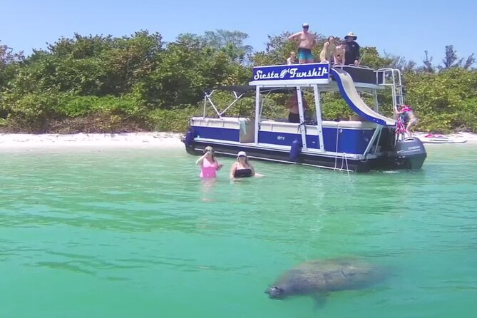 Private Siesta Funship Adventure/Dolphin Cruise Sandbar Stops - A private Sarasota boat day, not a rushed sightseeing ride