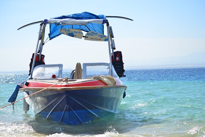 Private Speed Boat & Swim With Dolphins & Water Sports-hurghada - Reaching Dolphin House by speedboat