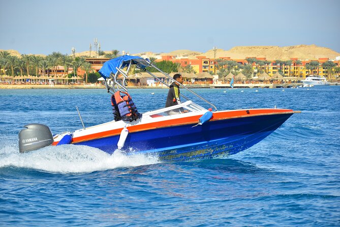 Private Speed Boat to DOLPHINS House & Water activities -HURGHADA - Snorkeling with a guide and supplied equipment