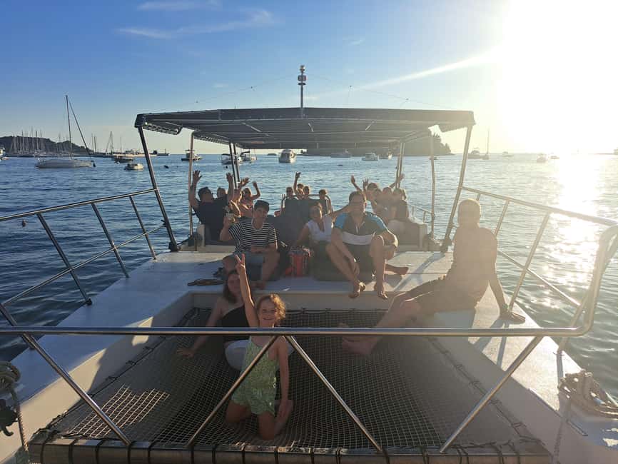 Rovinj: Sunset & dolphin group tours with Catamaran - What $41 gets you
