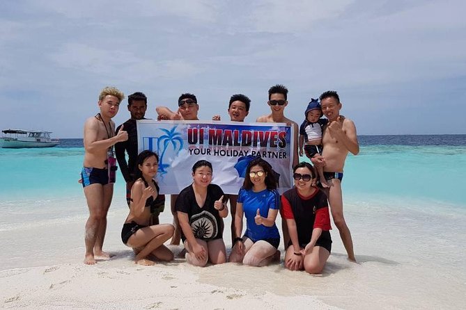 Sandbank, Snorkeling, Dolphin Cruise, Picnic, Local Island Tour - Crossing toward Himmafushi and the sandbank