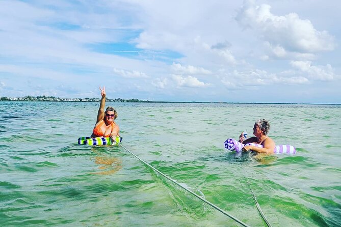 Sandbar, Beach, Dolphin Watching Cruise Sarasota, Florida - Bay Isle Sandbar and the Swim Stops