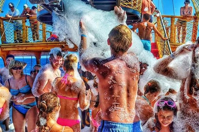 Side: Dolphin Island Boat Tour with Foam Party and Lunch - Setting out from Side for a full day on the water