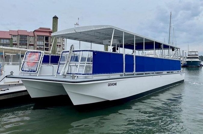 Small Group - 6 Passengers - Morning Dolphin and Donut Cruise - Passing Daufuskie Island by boat