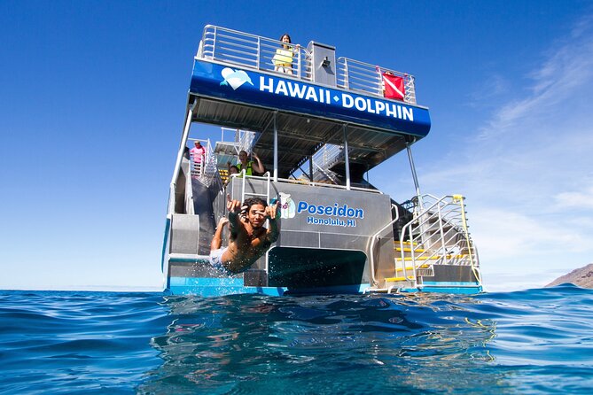 Swim with Dolphins Catamaran with Waterslide & Lunch on Oahu - Key points to know before you book