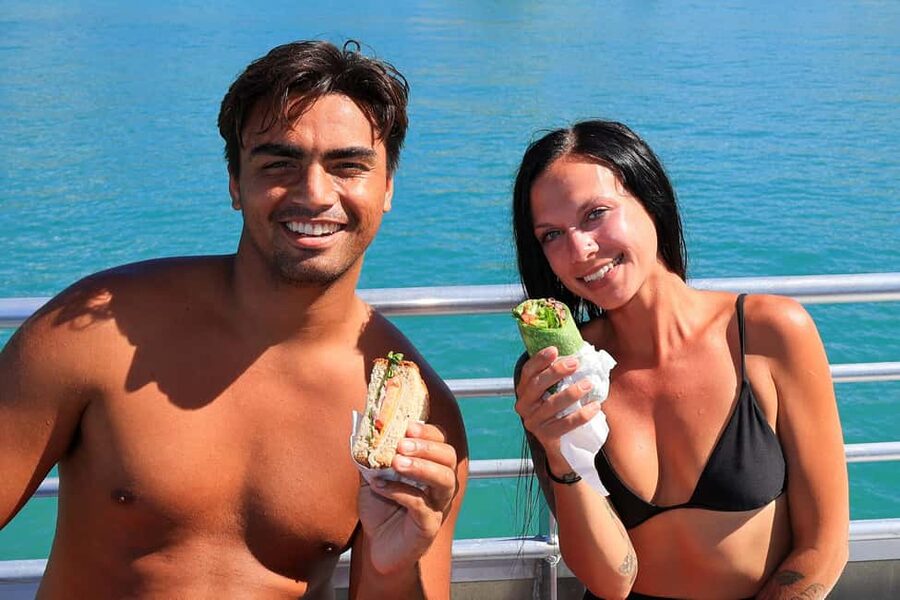 Swim with Wild Dolphins Oahu Speedboat Snorkeling Adventure! - Lunch, snacks, and a practical break