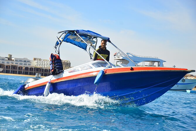 Swimming with Dolphins by Private Speed Boat - Hurghada - A private speedboat to Dolphin House
