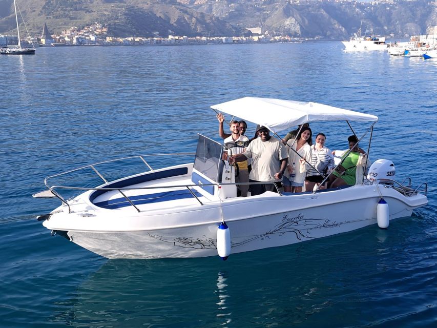 Taormina Sunset tour in search of dolphins with aperitif - Following Taormina’s bays and caves