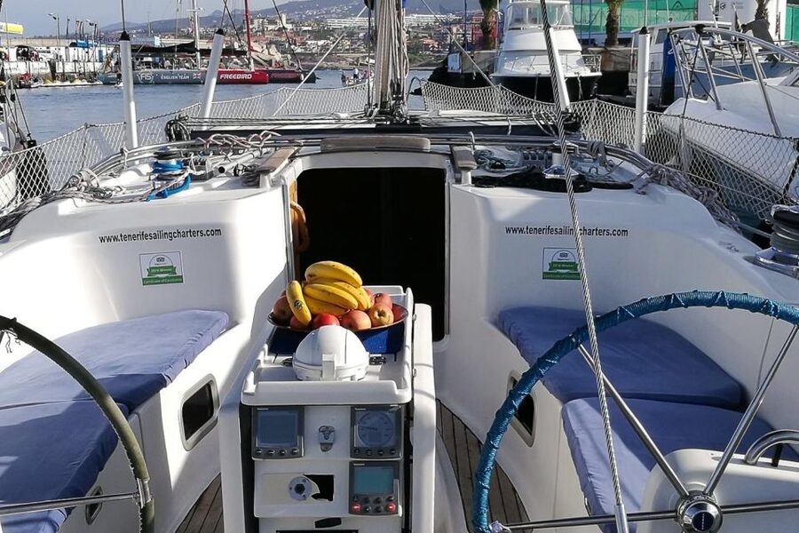 Tenerife: Luxury Private Whale & Dolphin Watching Tour - Leaving Puerto Colon on a private yacht