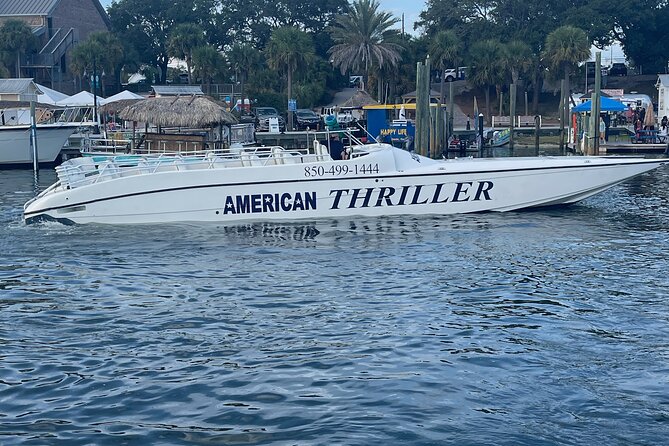 Thriller Sunset Dolphin Cruise in Destin Harbor - Watching for dolphins around Choctawatchee Bay