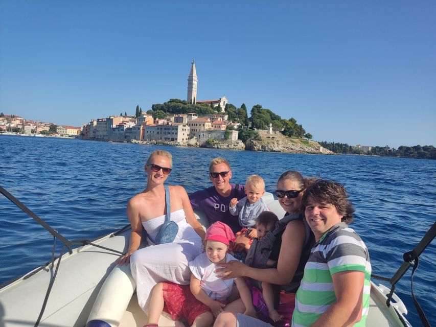 Vrsar: Dolphin-Watching Sunset Adventure with Speedboat - Leaving Vrsar marina as the sun drops