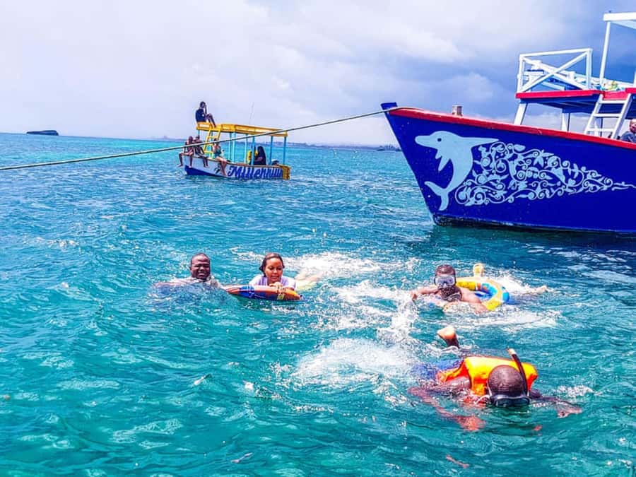 Watamu: Marine Park Snorkeling and Dolphin Spotting Tour - Snorkeling over Watamu’s coral reefs